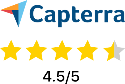 4.5 out of 5 stars on Capterra