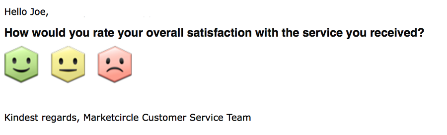 customer satisfaction rating
