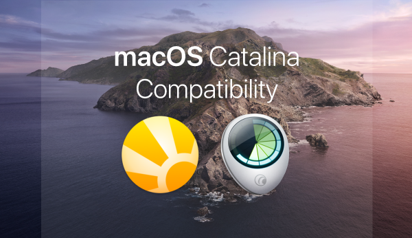daylite and billings pro icons on apple catalina wallpaper
