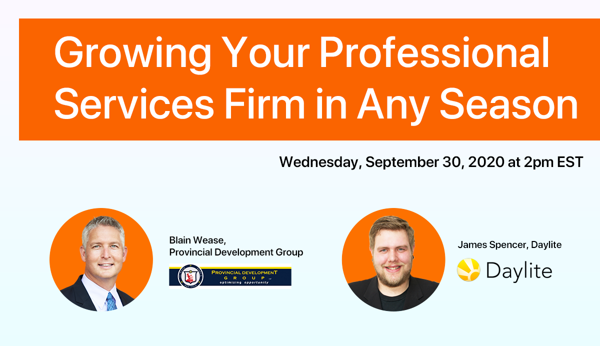webinar: grow your professional services business