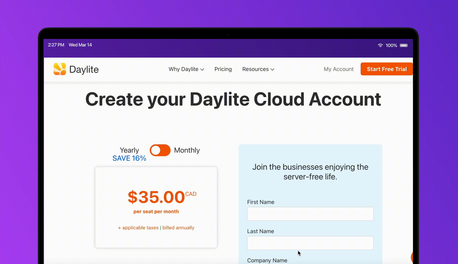 Gif shows a detailed step-by-step of how to migrate to Daylite cloud.